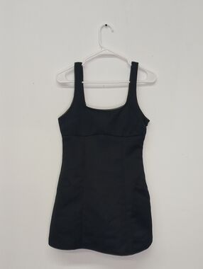 H&M Black Sleeveless Shift Mini Dress